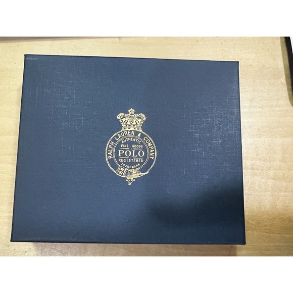 Polo Ralph Lauren Men's Equestrian Polo Player Print Canvas Billfold Wallet - Picture 8 of 15